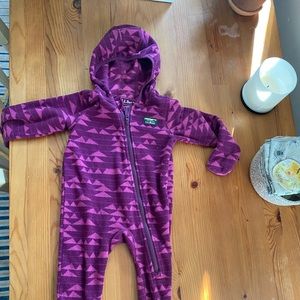 LL BEAN baby bunting 6-12 months
